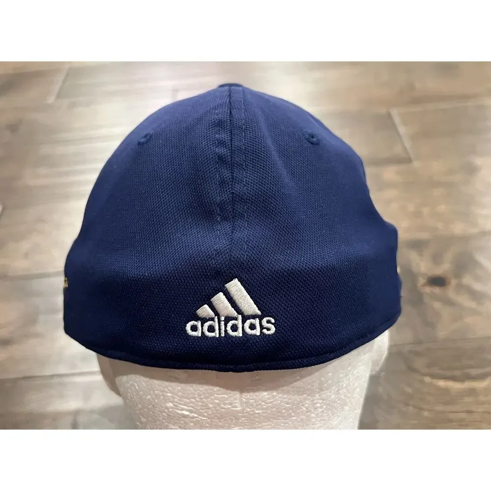 Adidas Taylormade Mens Blue Fitted Stretch Fit Flex Hat Size S/M Baseball Cap